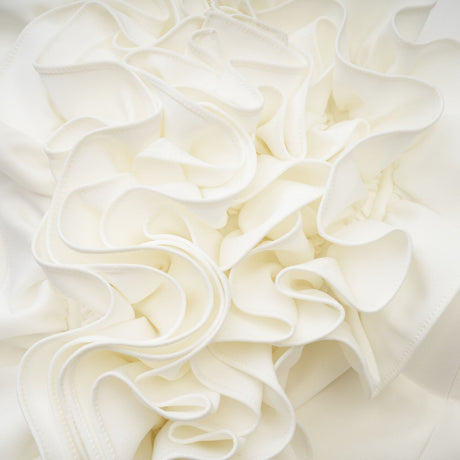 Lucie white floralapplique top