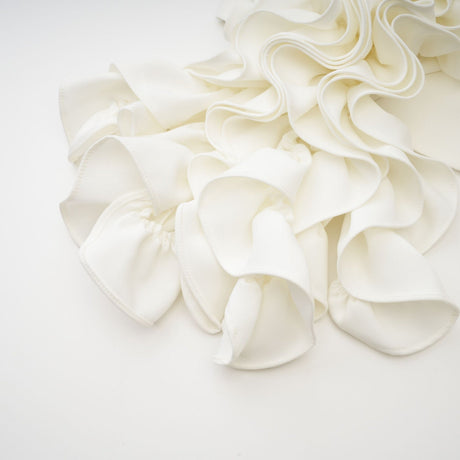 Lucie white floralapplique top