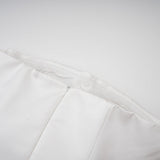 Lucie white petallayered strapless corset mini dress