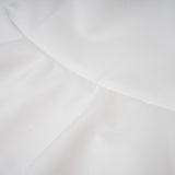 Lucie white petallayered strapless corset mini dress