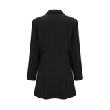 Lucrezia Blazer Black Single Breasted Dress