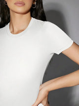 Lucy Bodysuit - Slim Fit - High Stretch Fabric Elasticity - Regular Sleeve Type - Natural Waist Line (mid Waist) - Backless - Modern Look