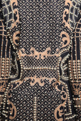 Ludovica Black Pearl Detail Blazer Dress for Women
