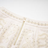 Luna embellished top  skirt matching set