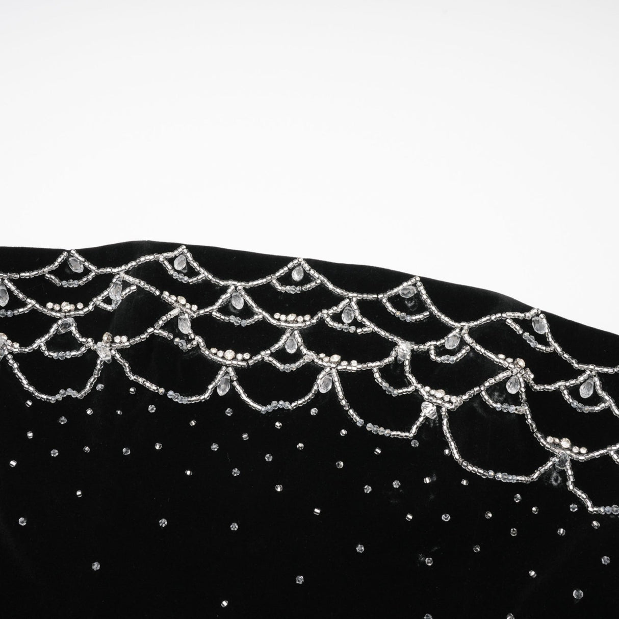 Lylah Mini Dress Black Velvet Offthe Shoulder Crystal Embellished