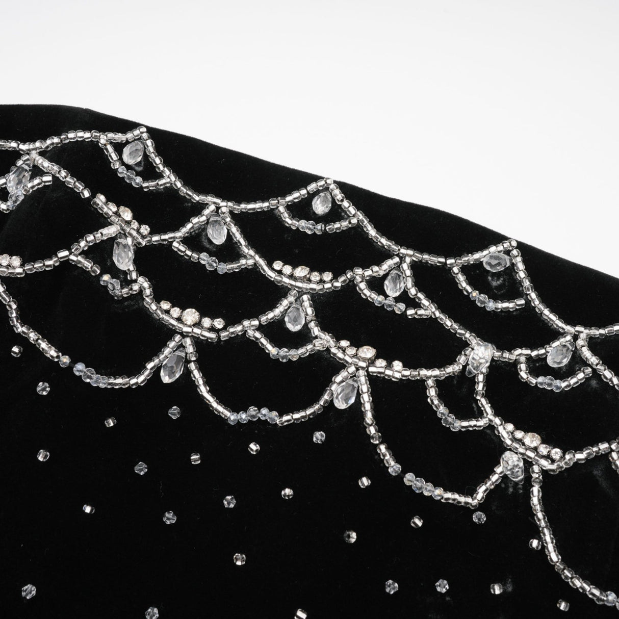 Lylah Mini Dress Black Velvet Offthe Shoulder Crystal Embellished