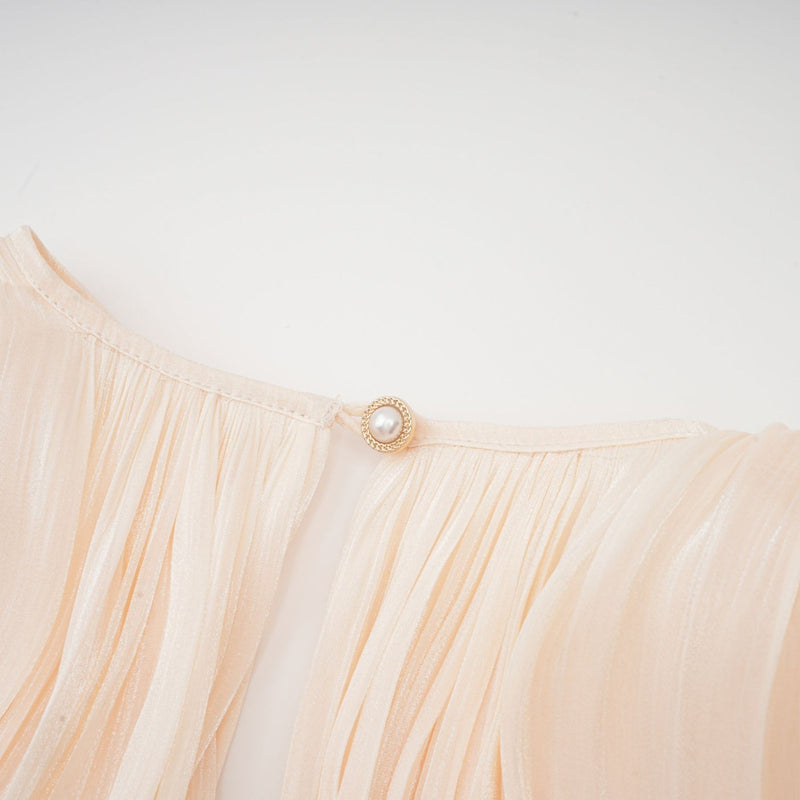 Macy Mini Dress with Twist Design and Ruffled Hem