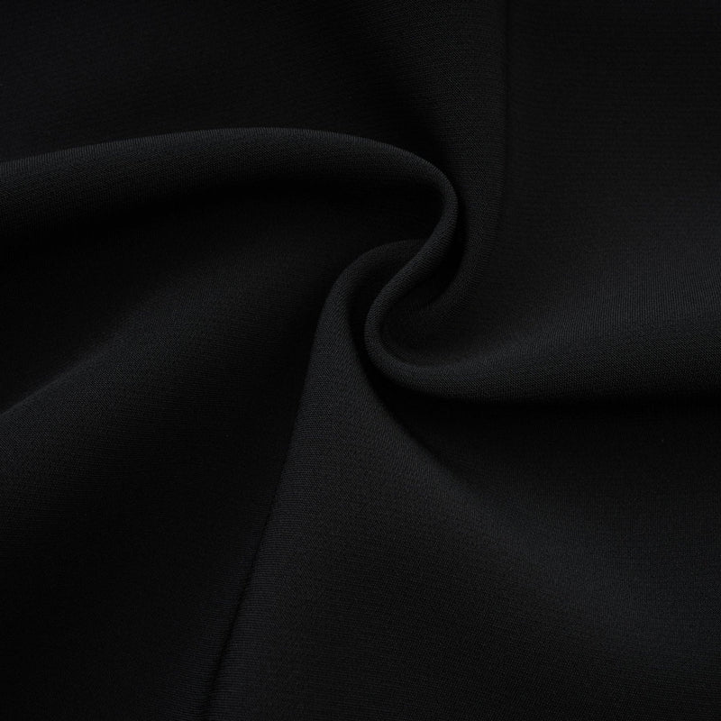 Madelyn Mini Dress Black Wool Velvet Bow Low Back