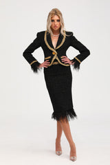 Maedhbh jacket  skirt matching set