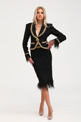Maedhbh jacket  skirt matching set
