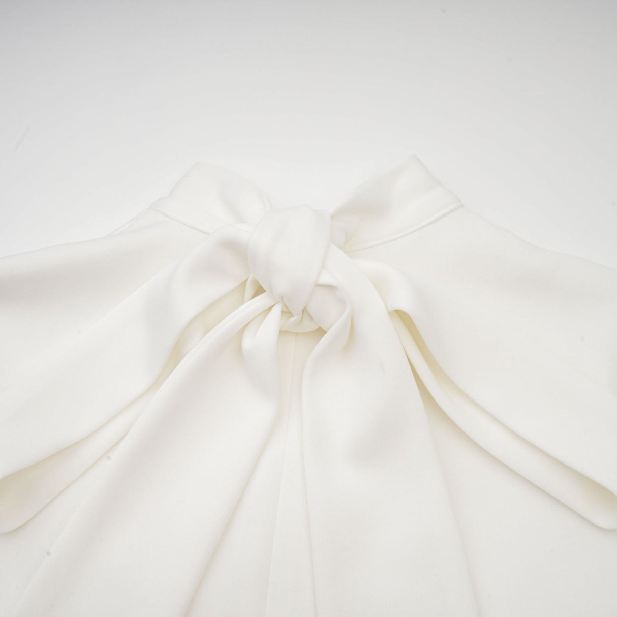 Magali bowtie fauxflower embellished sleeveless maxi dress in White