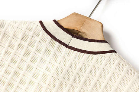 Maia Dress - Tailored Bodice - Flared a - Line Skirt - Elegant Knit Texture - Cinched Waist - Bow - Tie Detail