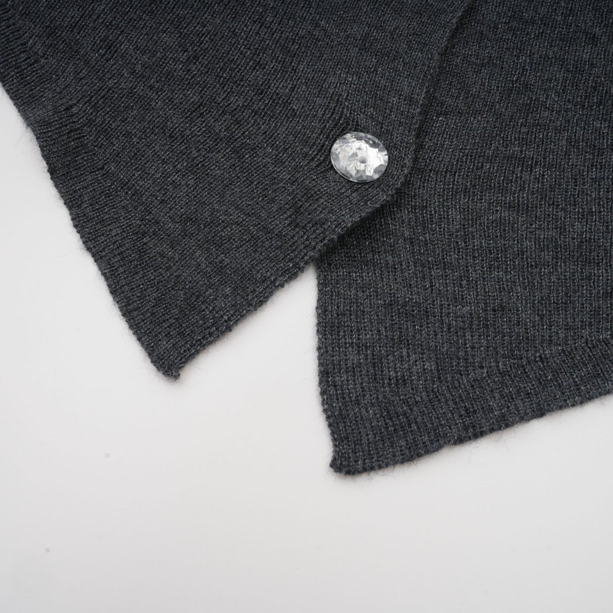 Malina Cardigan Grey Butterfly Sequin Motif & Rhinestone Detail