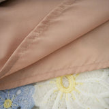 Mallory Midi Dress Green Multicolor Floral Embroidery Ruffle Detailing