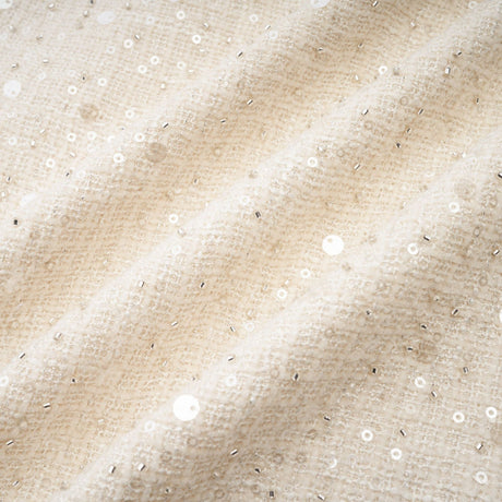 Manon blue tweed sequined mini dress