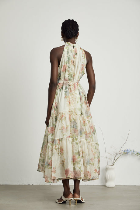 Manon layered floralprint midi dress