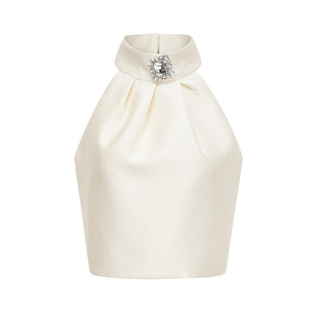 Manon white top  skirt matching set