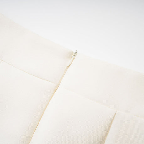 Manon white top  skirt matching set