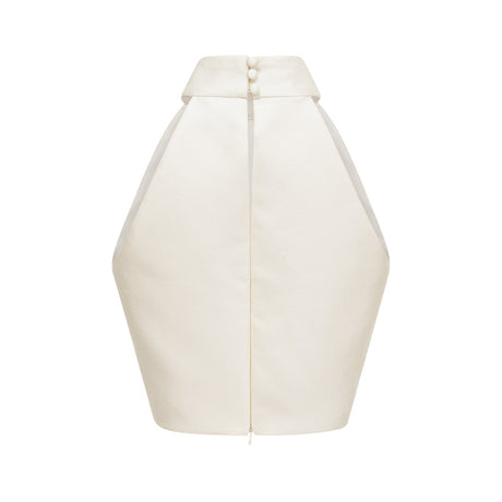 Manon white top  skirt matching set