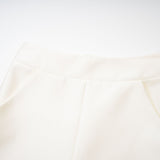 Manon white top  skirt matching set
