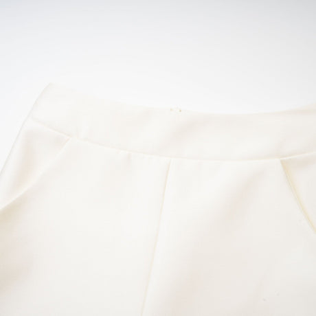 Manon white top  skirt matching set