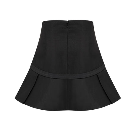 Margaux black top  skirt matching set