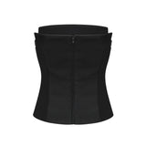 Margaux black top  skirt matching set