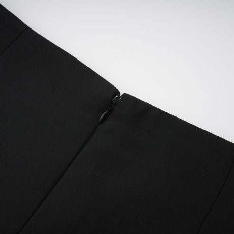 Margaux black top  skirt matching set