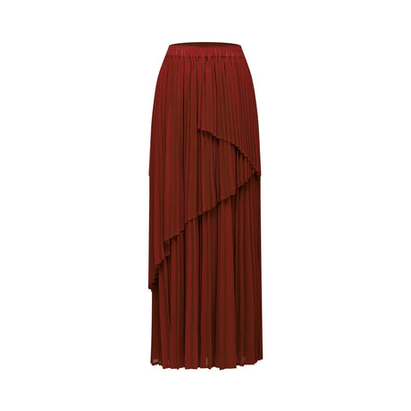 Margaux bowtie embellished pleated top  skirt matching set