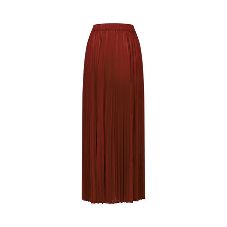 Margaux bowtie embellished pleated top  skirt matching set
