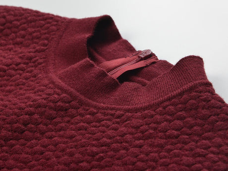 Maria Dress - Sleeveless Silhouette - Textured Fabric With Fringe Hem - Slim Fit - Fringe Waist Detailing