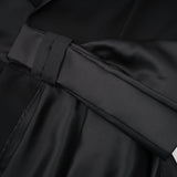 Mariangela Blazer Mariangela Oversize Bow Tie Black Blazer
