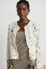 Marianne floralappliqué embellished jacket