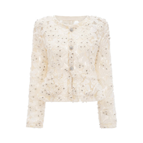 Marianne floralappliqué embellished jacket