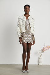 Marianne floralappliqué embellished jacket