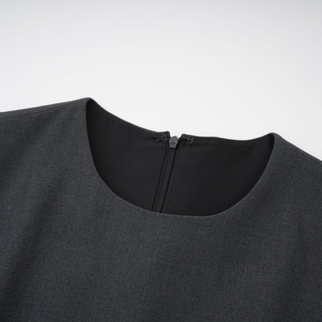 Marianne petaltrim wool mini dress