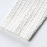 Mariella Jacket & Skirt White Waffle Knit Set
