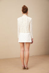 Mariolina Blouse Mariolina Crystal Embellished Pleated