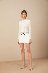 Mariolina Blouse Mariolina Crystal Embellished Pleated