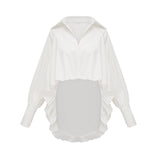 Marion highlow puffed shirt