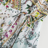Mariuccia Mini Dress Renaissance Romance Ruffle & Crystal