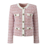 Marley Blazer - Tailored Silhouette - Classic Tweed Style - Comfortable Fit - Versatile Styling - Timeless Wardrobe Staple