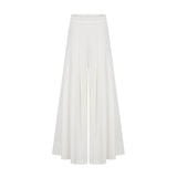 Mary Top & Trousers White Asymmetric One Shoulder Matching