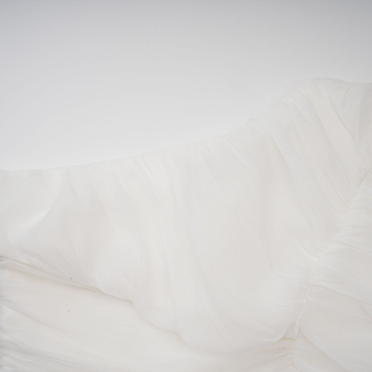Mary Top & Trousers White Asymmetric One Shoulder Matching