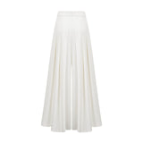 Mary Top & Trousers White Asymmetric One Shoulder Matching