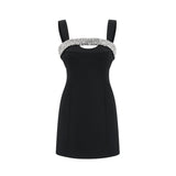 Mathilde black mini dress