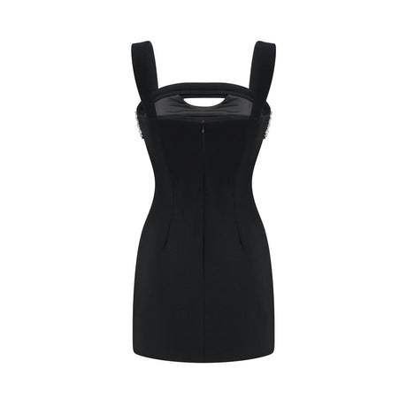 Mathilde black mini dress