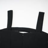Mathilde black mini dress