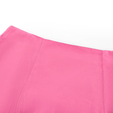 Mathilde pink ruffled top  skirt matching set