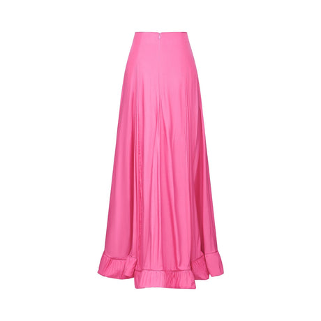 Mathilde pink ruffled top  skirt matching set